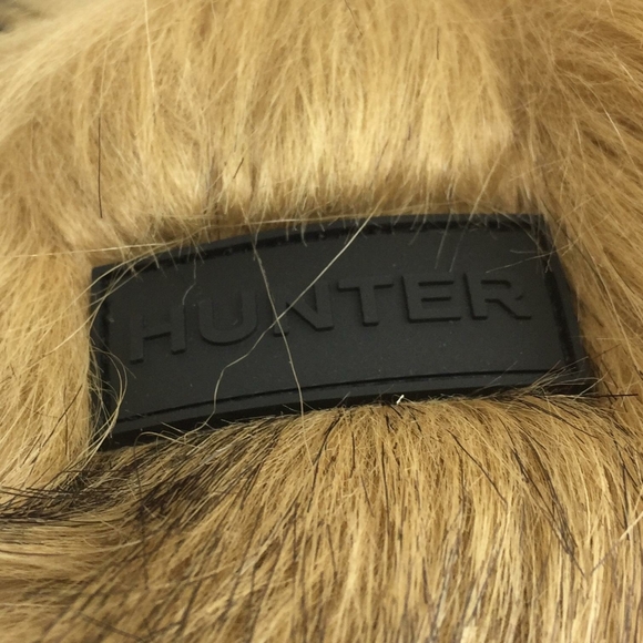 Hunter Faux Fur Cuff Tall Boot Sock sz L - Picture 9 of 9